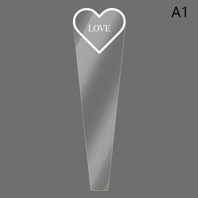 

50 шт. одиночный букет цветов упаковочная бумага прозрачный целлофан подарочная упаковка мешок свадьба день рождения вечеринка флорист упаковочные пакеты