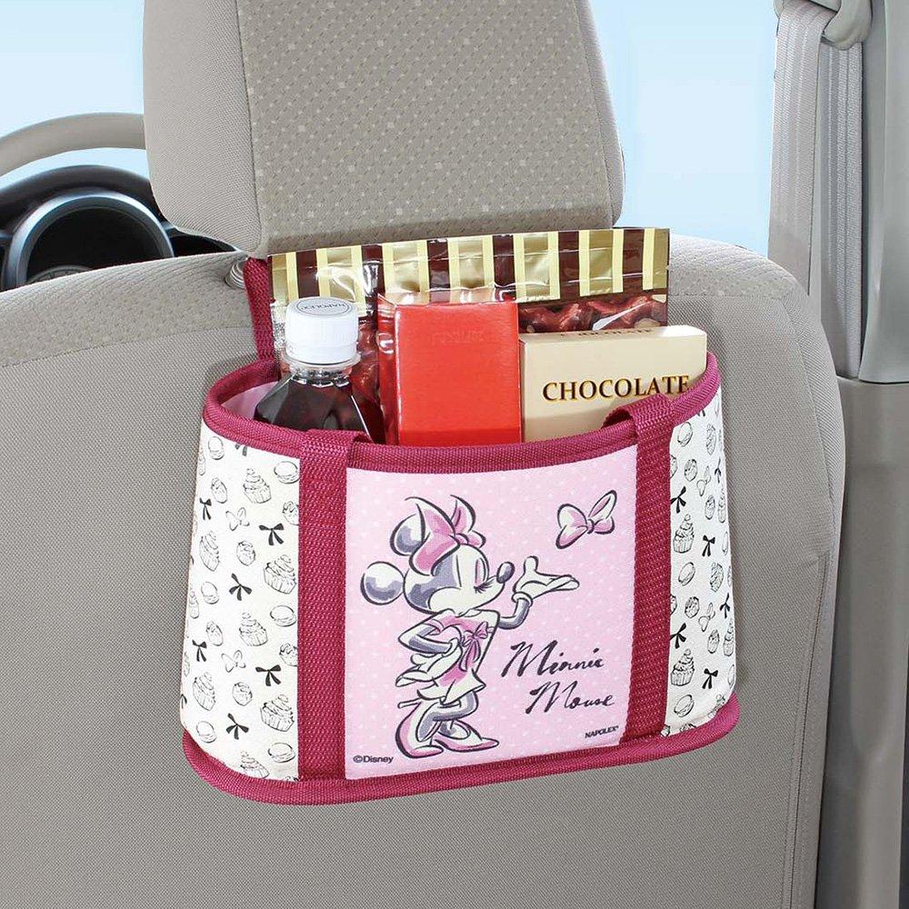 Napolex Disney Minnie Mouse Half Shopping Neat Car Bucket, Bag, Storage, Accessories, WN-51