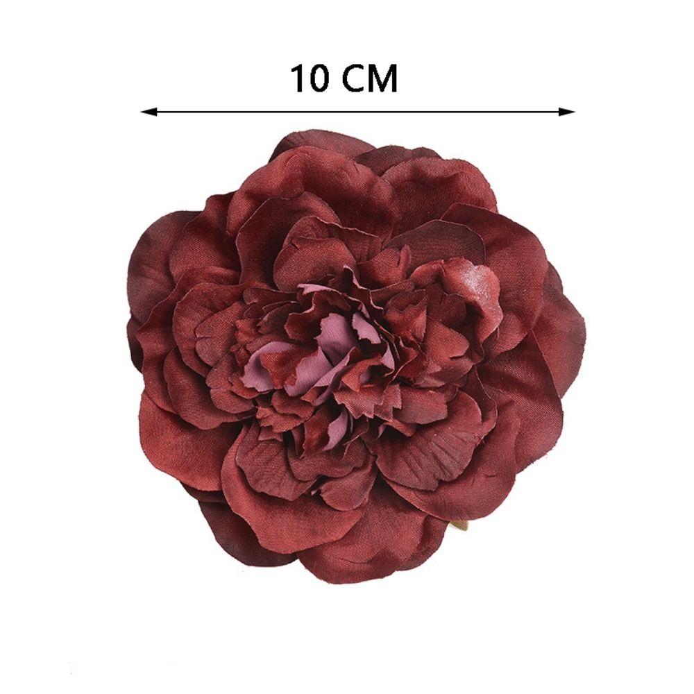 5PCS Decorative Peony Flower Heads Silk Flower Decoration Supplies Artificial Flower  Birthday Party