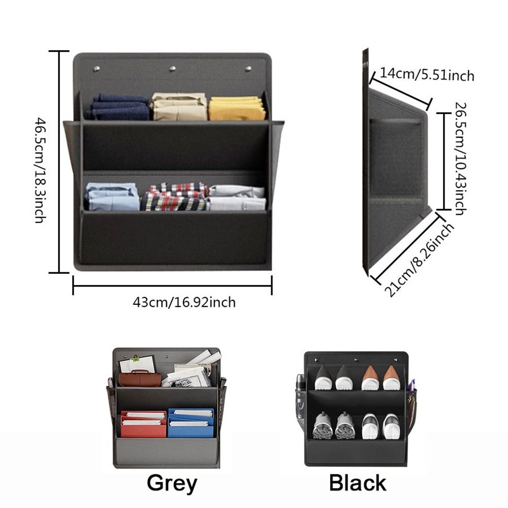 Large Capacity Wall-Mounted Shoe Rack Saving Space Shoe Storage Rack  Suitable for Campers