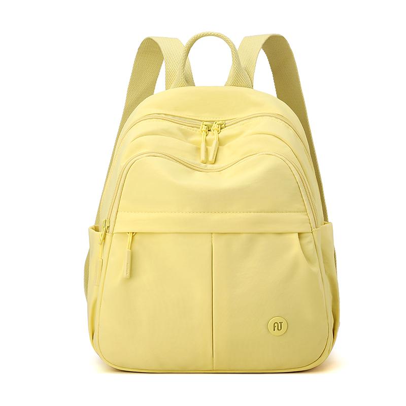 Reiserucksack mit großem Fassungsvermögen, einfarbiger Damenrucksack