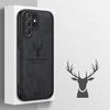 For iPhone 17 16 15 14 13 12 Pro /Samsung S24 S25 S23 Ultra S21 FE A34 A15 A25 A35 A55 A16 A26 A36 A56 5G Case ELK Hybrid TPU Fabric Matte Cover