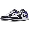 Jordan Air Jordan 1 Purple Toes Abrasion Resistant Low top Vintage Basketball Shoes Unisex Black Purple HF3148-106(Team1291-)