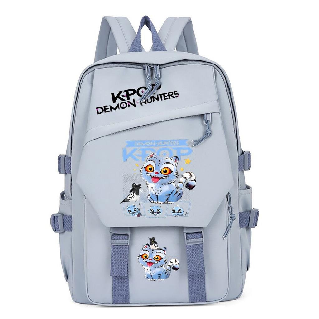 Hot Sale Demon Hunters KPop Demon Hunters Peripheral Backpack Large Capacity Student Backpack