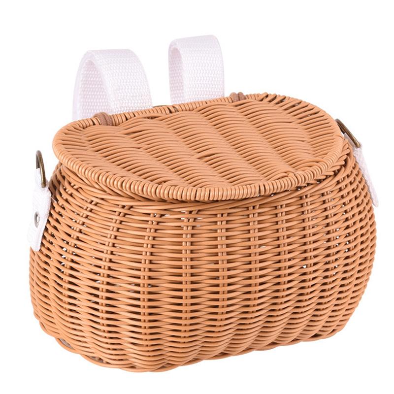 Cestos de Bicicletas Infantis Plástico Tecidos Cestos de Bicicletas Bicicletas Infantis Cesto de Vime