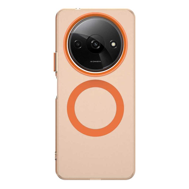 Transparent Case For Xiaomi Poco C61 Case For Poco C61 Magnetic Adsorption Wireless Charge Cover For Poco C61 Case 6.71 inch