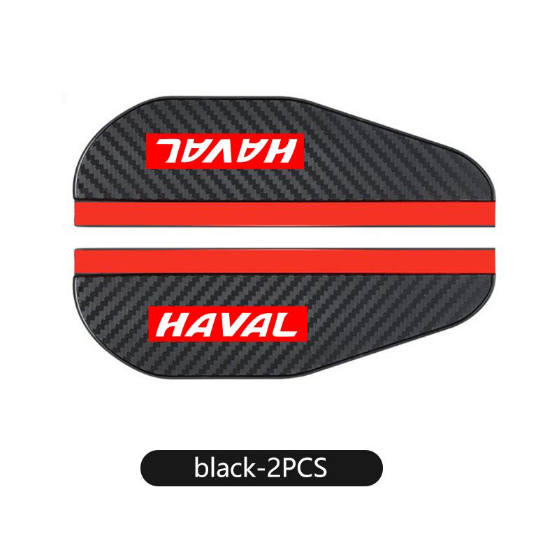 2pcs Carbon Car Rearview Mirror Rain Eyebrow Blocker Sun Visor For Haval Great Wall Jolion H1 H2 H3 H4 H5 H6 H7 H9 F5 F7 M4 M6