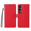 For Vivo Y400 5G Case RFID Blocking 3 Card Slots PU Leather Phone Cover with Wrist Strap