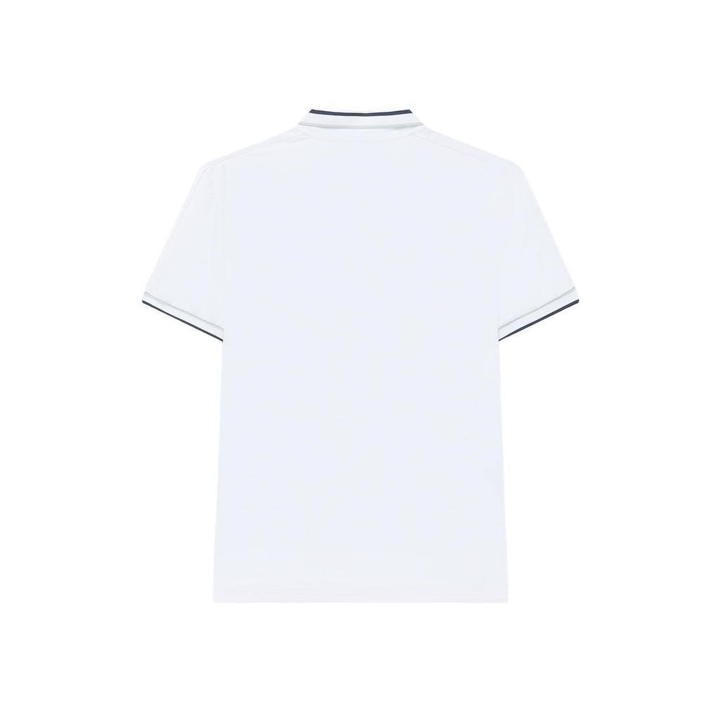 Fila 2023 New Summer Fashion Versatile Knitted Short Sleeve Polo Shirt Men Tops White F11M338108F-WT