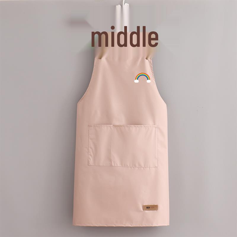 Korean Style Waterproof Unisex Kitchen Apron with Custom Logo