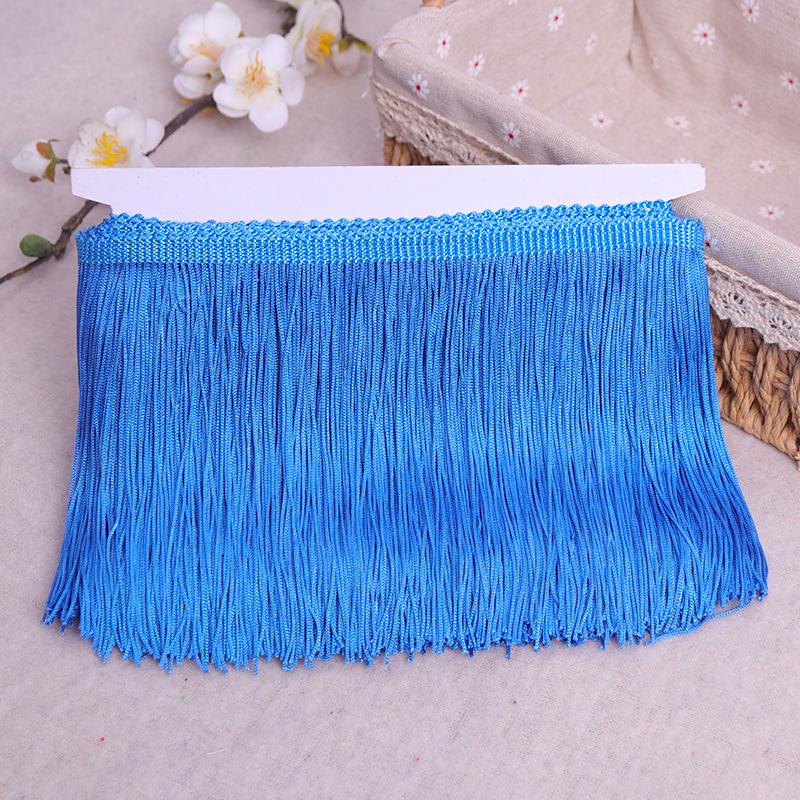 Polyester Fringe Tassel Trim (10-20cm) for Stage Costumes, Curtains, Carpets, and Lace Decorations