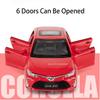 1:32 Scale Corolla AE86 Crown Car Model Toy Metal Diecast Music Light Pull Back Doors Opened Vehicles Models Toys Kids Presents