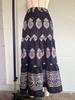 Women's Bohemian Floral High-Waisted A-Line Skirt - Spring/Summer Casual Beachwear