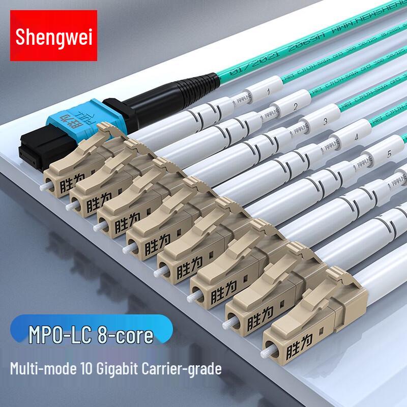 

Innovation Shengwei MPO-LC 8-Core OM4 Multimode Fiber Patch Cable
