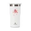 SANTECO TROSA Series Vacuum Insulated Tumbler with Keeps Drinks Hot or Stainless Wide Mouth White Fuji Lid, Cold, Stylish, 18/8 Steel, BPA-Free,