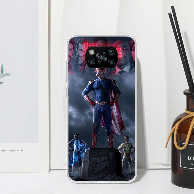 

Чехол для телефона The Boys Homelander для Xiaomi Poco X7 X6 X5 M7 M8 Pro F7 Ultra Redmi 15C 15 13C 13 12C 12 10 10C 10A Художественные Fundas P Xiaomi Poco X4 Gt