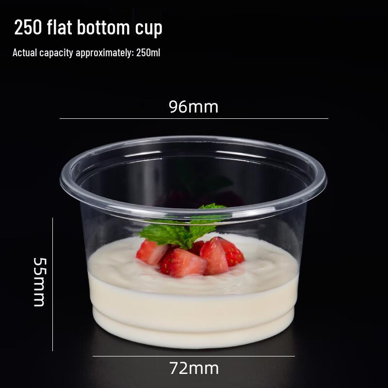Disposable Dessert Cups, Lids & Spoons