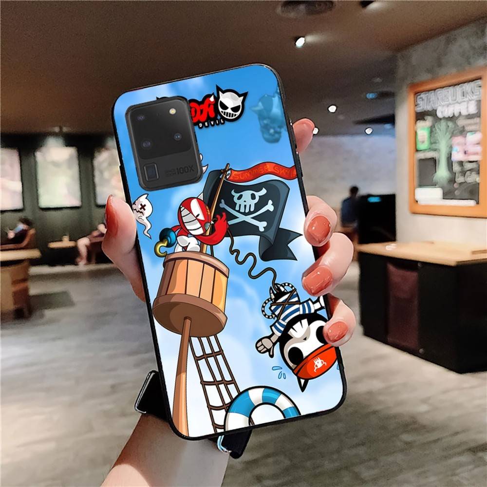 

DADA Devil Phone Case For Samsung S 24 fe 25 Ultra plus 20 lite 21 30 22 23 24 22 Ultra 5G Fundas Samsung S22 Plus 5G