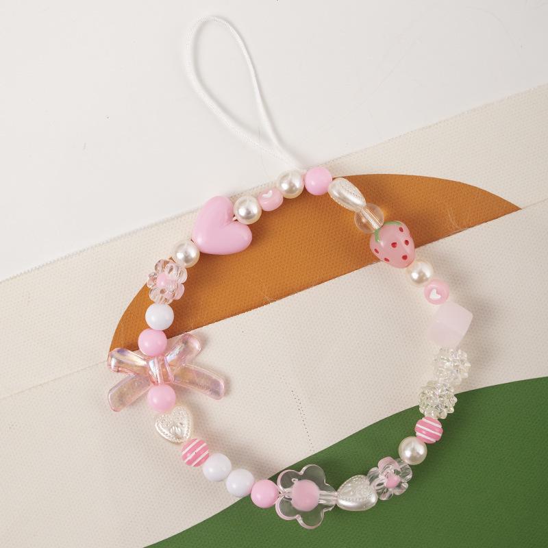 Elegant Anti-Drop Floral Phone Lanyard with Single Buckle