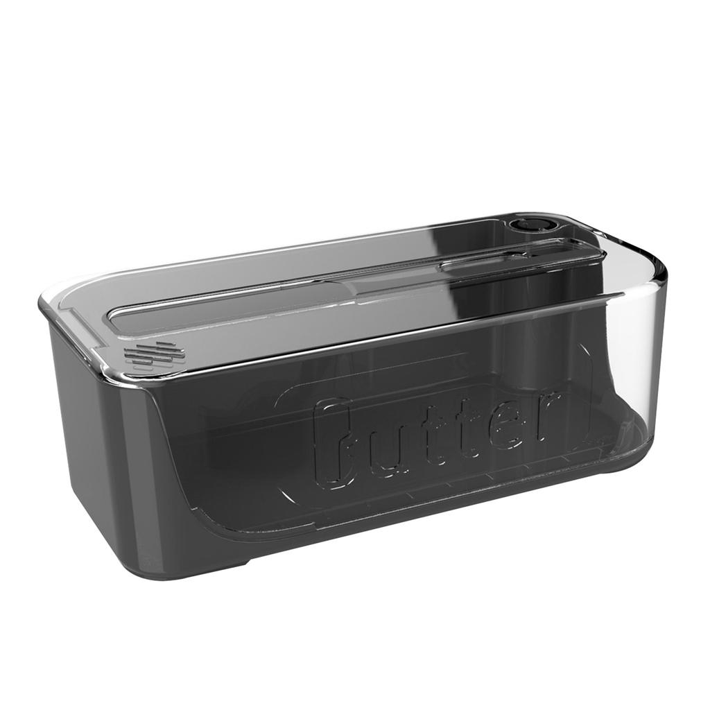 Butter Dish With Knife and Lid Plastic Butter Storage Box Cheese Storage Keeper for Refrigerator Dishwasher Safe