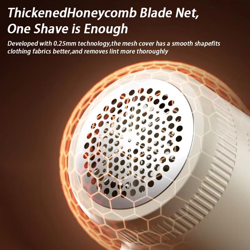 Rechargeable Fabric Shaver for Home Use Efficient Lint Remover with Detachable Blade Fast Charging USB Cordless Sweater Defuzzer