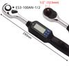 Mini Digital Display Torque Wrench High Precision 100Nm Torque Measuring Tool Car And Bicycle Repair Spanner