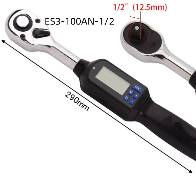 Mini Digital Display Torque Wrench High Precision 100Nm Torque Measuring Tool Car And Bicycle Repair Spanner