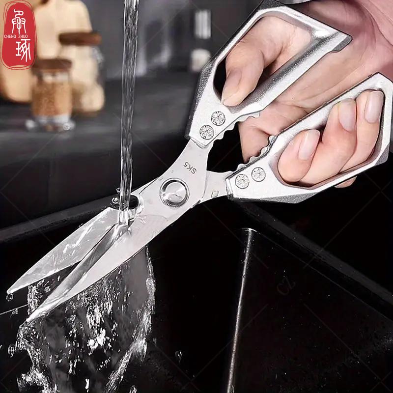Kitchen Scissors Stainless Steel Sharp Kitchen Shears for Kitchen Meat Chicken Bone Scissors Fish Killing Kitchen Gadgets
