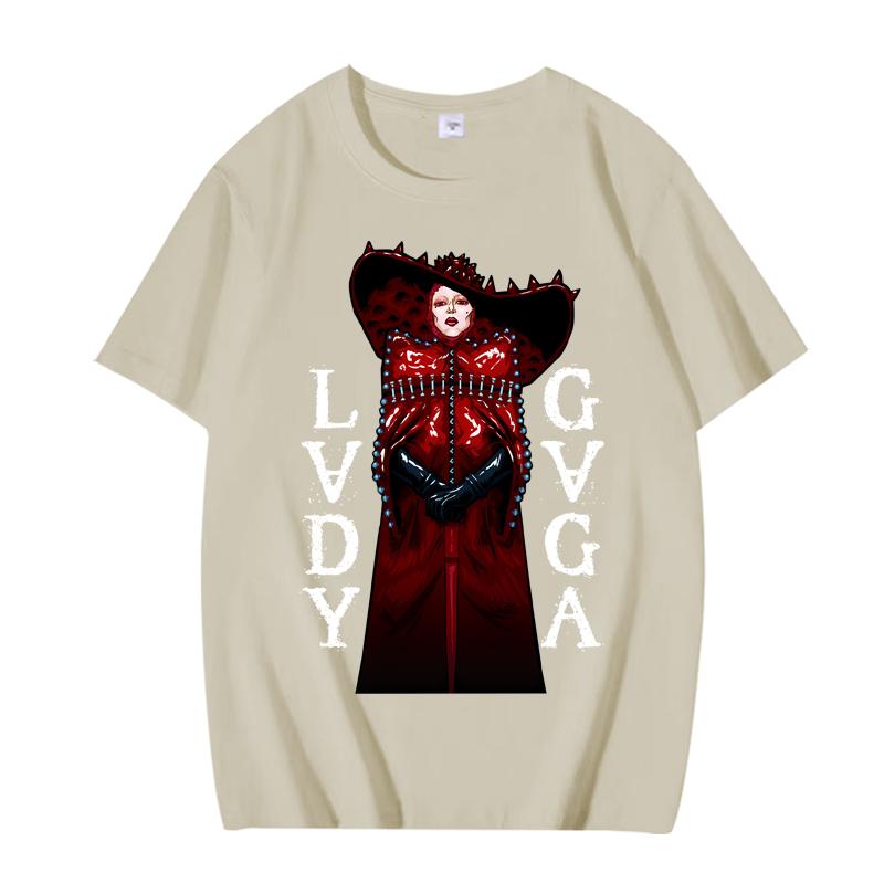 Abracadabra Lady Gaga Classic T Shirt men women Oversized 100% Cotton Hot sale short sleeve Summer print Unisex plus size tops