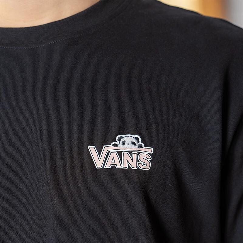 VANS Unisex Panda Print Cotton T-Shirt M