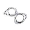 2Pcs ABS Chrome Car Front Right Left Fog Lights Lamp Frame Cover Trim for Ford Focus 3 MK3 2012 2013 2014 Accessories