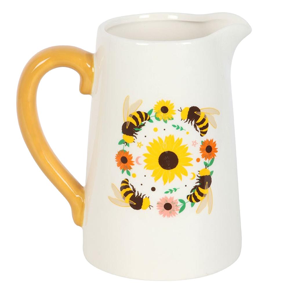 Something Different Ceramic Bee Summer Flower Jug