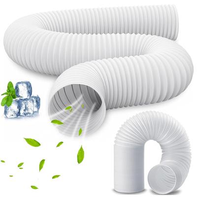 A74G-Flat Hose Adapter Window Vent Kit Air Conditioning Hose Connector Portable Ac Hose Coupler With Pipe