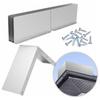 2Pcs Aluminum Gutter Rain Diverter Gutter Valley Splash Guard Rain Gutter Valley Roofing Gutter Guard Easy To Install