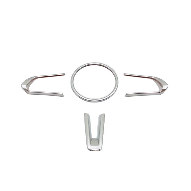 Pentru Mazda 3 CX-30 2019-2025 ABS Mat/Carbon/Roșu Mașină Volan Buton Cadru Cerc Acoperire Ornament Autocolant Stilizare Accesorii