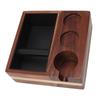 4 In 1 Wooden Coffee Knock Box Wood Coffee Grounds Container Box for Kitchen Canteen Western
