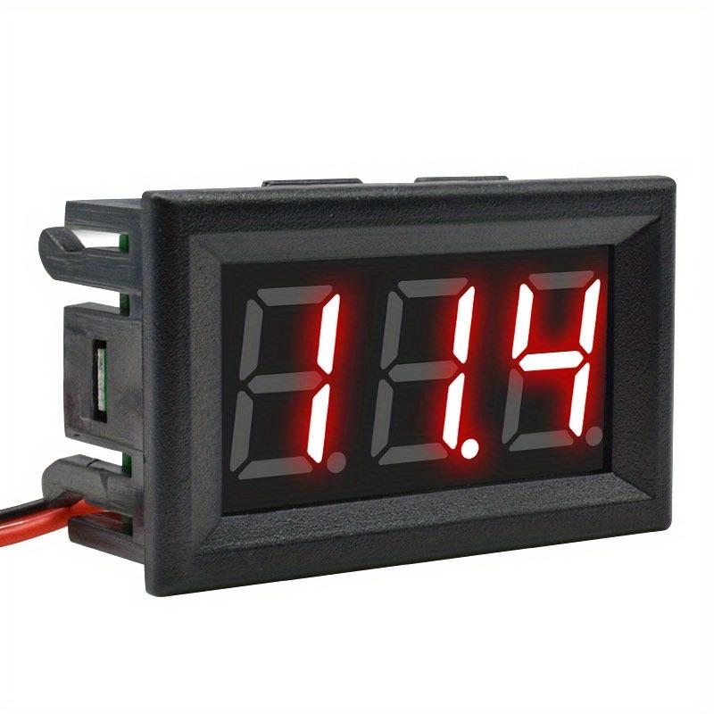 Digital Voltage Display 0.56,Two-Wire DC 4.5V-30V LED Voltmeter Display Voltage Tester Meter for Automotive & Electrical Troubleshooting