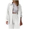 Two Piece Suit Women Summer Muslin Shirt And Trousers Clothes Two Piece Beachwear Suit Two Piece Suit Women