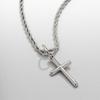 Cross Pendant Necklace Men's Necklace New Fashion Metal Pendant Accessory Party Jewelry