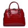 Genuine Leather Women's Bag Single Shoulder Crossbody Handbag Fashion Shell Bag Crocodile Cowhide Large Bag for Women
