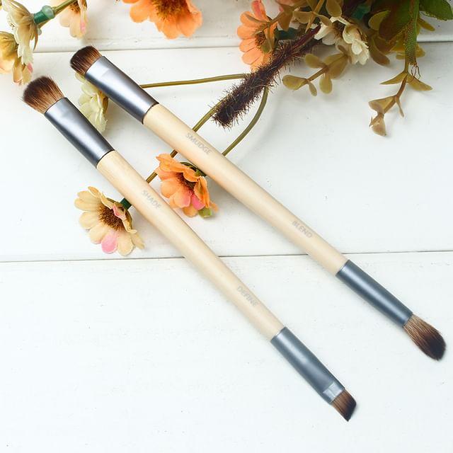 Choyu - Set von 2: Doppelkopf-Make-up-Pinsel (Verschiedene Designs)