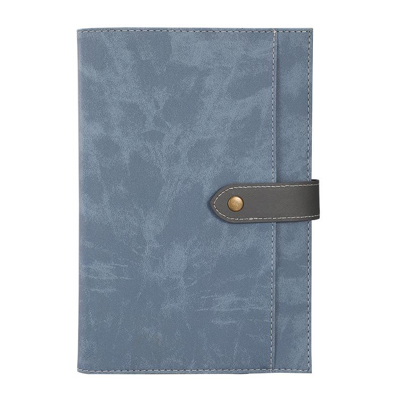 

Минималистичный блокнот А5 с пряжкой: Планировщик в стиле ретро для офисного и творческого использования Wine Red - Blank