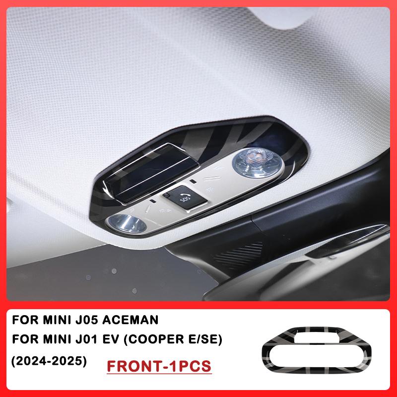 Car Reading Light Panel Cover Stickers For Mini J01 E SE J05 Aceman Front Rear Lamp Decorative Stickers s Interior Accessories