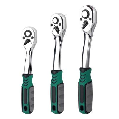 High Efficiency Ratcheting Socket Wrench 72Tooth Mechanism BiDirectional 5 Degree Swing Design for Automotive Engine
