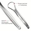 Stainless Steel Tongue Scraper Set for Adults Reduces Bad Breath Easy To Use Oral Hygiene Cleaner