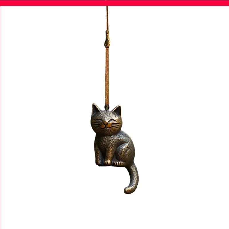 

Прекрасные котята, колокольчики ветра с успокаивающим звуком, ручной работы, уличное/домашнее украшение для крыльца, заднего двора, подарок