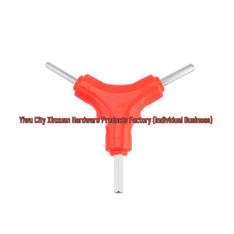Hexagon Y-Shaped Three-Pronged Multi-purpose Wrench Tool for Car and Bicycle Repair Hex Wrench 2.5*3*4mm