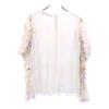 SEE BY CHLOE 100% Silk Overall Handle Long Sleeve See Through Cut 36 Women Used