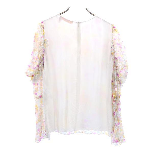 SEE BY CHLOE 100% Silk Overall Handle Long Sleeve See Through Cut 36 Women Used