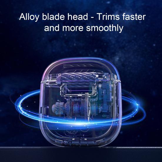 3-In-1 Electric Nail Clipper Automatic Kids Adults Seniors Nail Trimmer with LED Light 3 Speed Baby Manicure Grinding File Fingernail Cutter Polisher